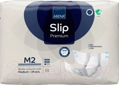 Подгузники для взрослых Abena Slip M2 Premium от компании Бесплатная доставка по Беларуси - фото 1