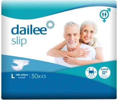 Подгузники для взрослых Dailee Super Large от компании Бесплатная доставка по Беларуси - фото 1