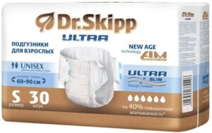 Подгузники для взрослых Dr. Skipp Ultra S