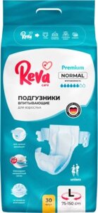 Подгузники для взрослых Reva Care Normal L