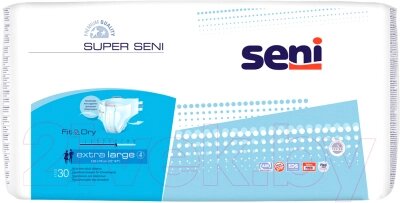 Подгузники для взрослых Seni Super Air Extra Large от компании Бесплатная доставка по Беларуси - фото 1