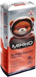 Подгузники-трусики детские Mikko Bear Super Premium XL 12-20кг