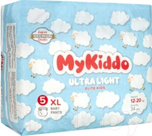 Подгузники-трусики детские MyKiddo Elite Kids XL 12-20кг