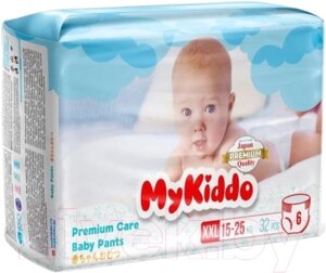 Подгузники-трусики детские MyKiddo Premium XXL 15-25кг