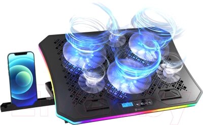 Подставка для ноутбука Evolution LCS-01 RGB от компании Бесплатная доставка по Беларуси - фото 1