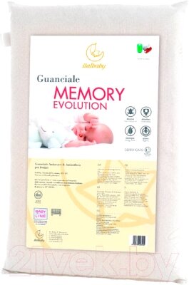 Подушка для малышей Italbaby Memory Evolution 020.3250 38x58 от компании Бесплатная доставка по Беларуси - фото 1