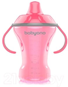 Поильник BabyOno Natural Nursing c твердым носиком 6м+1457