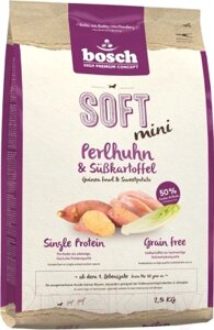 Полувлажный корм для собак Bosch Petfood Soft Mini Guinea Fowl&Sweetpotato