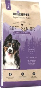 Полувлажный корм для собак Chicopee CNL Soft Senior Chicken & Rice