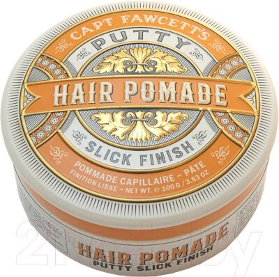 Помада для укладки волос Captain Fawcett Putty Pomade средней фиксации от компании Бесплатная доставка по Беларуси - фото 1