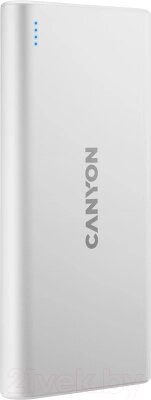 Портативное зарядное устройство Canyon PB-108 / CNE-CPB1008W от компании Бесплатная доставка по Беларуси - фото 1