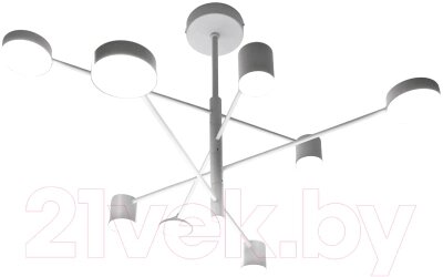 Потолочный светильник Mirastyle Диод XL-21016/4+4 WT от компании Бесплатная доставка по Беларуси - фото 1