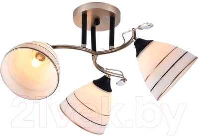 Потолочный светильник Mirastyle MX-5091/3 C GD+BK от компании Бесплатная доставка по Беларуси - фото 1