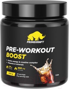 Предтренировочный комплекс Prime Kraft СПДПП Pre-Workout Boost Кола