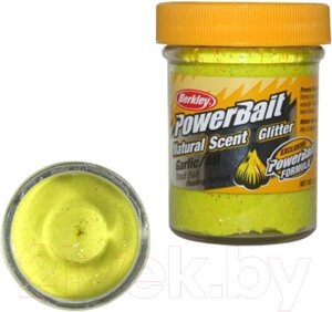 Прикормка рыболовная Berkley Fishing PowerBait Natural Scent Garlic Sunshine Yellow / 1290577