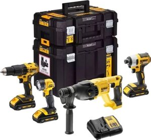 Профессиональная дрель-шуруповерт DeWalt DCK440L3T