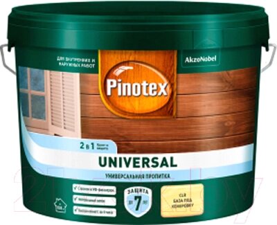 Пропитка для дерева Pinotex Universal 2в1 CLR / 5620579 от компании Бесплатная доставка по Беларуси - фото 1