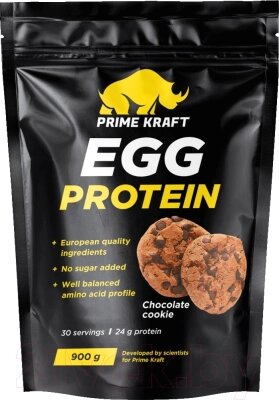 Протеин Prime Kraft Egg Protein Шоколадное печенье от компании Бесплатная доставка по Беларуси - фото 1