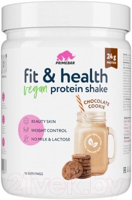 Протеин Prime Kraft Fit & Health Vegan Protein Shake шоколадное печенье от компании Бесплатная доставка по Беларуси - фото 1