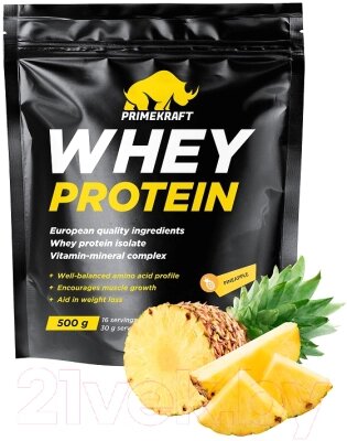 Протеин Prime Kraft Whey Ананасовый фреш от компании Бесплатная доставка по Беларуси - фото 1