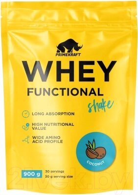 Протеин Prime Kraft Whey Functional Shake Кокос от компании Бесплатная доставка по Беларуси - фото 1