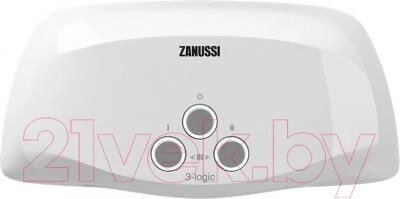 Проточный водонагреватель Zanussi 3-logic 3.5 TS от компании Бесплатная доставка по Беларуси - фото 1