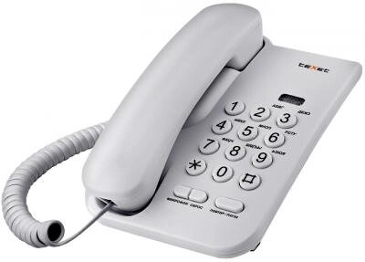 Проводной телефон Texet TX-212 от компании Бесплатная доставка по Беларуси - фото 1