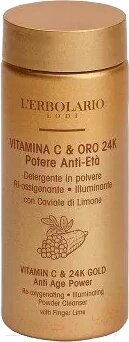 Пудра для умывания L'Erbolario Витамин С и 24-К Золото Антивозрастная очищающая от компании Бесплатная доставка по Беларуси - фото 1