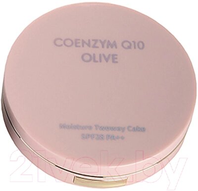 Пудра компактная Enough Coenzyme Q10 Olive Moisture Two Way Cake тон 13 от компании Бесплатная доставка по Беларуси - фото 1