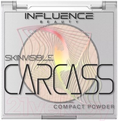 Пудра компактная Influence Beauty Skinvisible Carcass тон 01