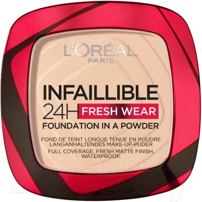 Пудра компактная L'Oreal Paris Infaillible 24h Fresh Wear тон 20 от компании Бесплатная доставка по Беларуси - фото 1