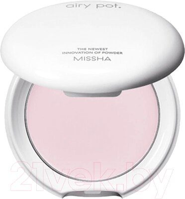 Пудра компактная Missha Airy Pot Pressed Powder Pink от компании Бесплатная доставка по Беларуси - фото 1