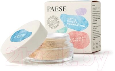 Пудра рассыпчатая Paese Matte Mineral Foundation минеральная матирующая 100N от компании Бесплатная доставка по Беларуси - фото 1