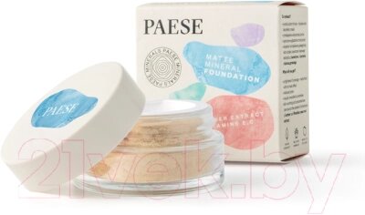 Пудра рассыпчатая Paese Matte Mineral Foundation минеральная матирующая 102W от компании Бесплатная доставка по Беларуси - фото 1