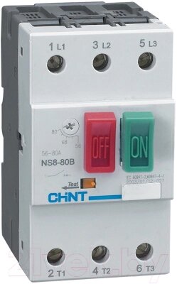 Пускатель магнитный Chint NS2-80B 56A-80А (R) / 495089 от компании Бесплатная доставка по Беларуси - фото 1