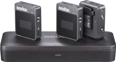 Радиосистема микрофонная Godox MoveLink II M2 / 30185 от компании Бесплатная доставка по Беларуси - фото 1