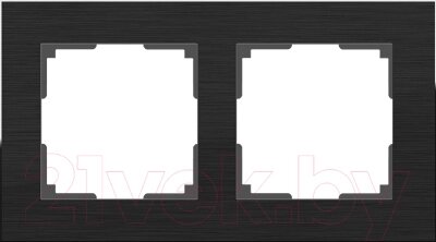 Рамка для выключателя Werkel Alluminium WL11-Frame-02 / A039117 от компании Бесплатная доставка по Беларуси - фото 1