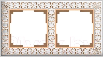 Рамка для выключателя Werkel Antik WL07-Frame-02 / A036749 от компании Бесплатная доставка по Беларуси - фото 1