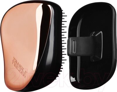 Расческа-массажер Tangle Teezer Compact Rose Gold от компании Бесплатная доставка по Беларуси - фото 1