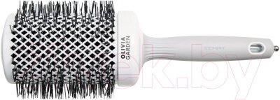 Расческа Olivia Garden Термобрашинг Expert Blowout Shine White&Grey от компании Бесплатная доставка по Беларуси - фото 1