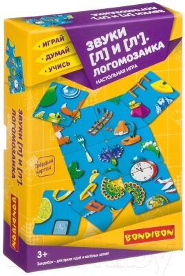 Развивающая игра Bondibon Логомозаика. Звуки [Л] и [Л'] / ВВ3917 от компании Бесплатная доставка по Беларуси - фото 1