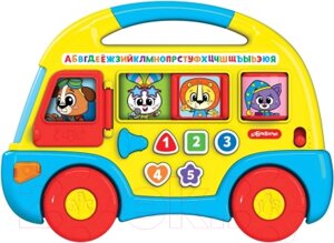 Развивающая игрушка Азбукварик Автобус Первые знания / 2808A
