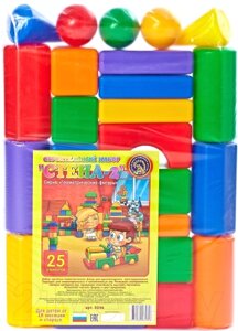 Развивающая игрушка Строим счастливое детство Строительный набор Стена-2 / 5246