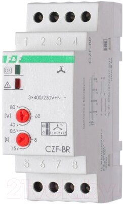 Реле контроля фаз Евроавтоматика CZF-BR от компании Бесплатная доставка по Беларуси - фото 1