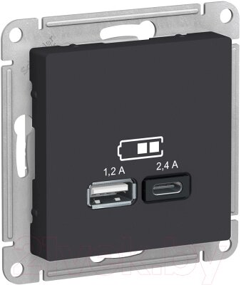 Розетка Schneider Electric AtlasDesign ATN001039 от компании Бесплатная доставка по Беларуси - фото 1