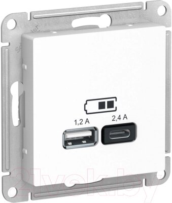 Розетка Schneider Electric AtlasDesign ATN001339 от компании Бесплатная доставка по Беларуси - фото 1