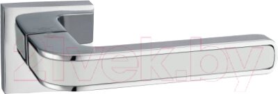 Ручка дверная Lockit Рико AL PC/White / A1549Е от компании Бесплатная доставка по Беларуси - фото 1
