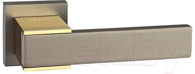 Ручка дверная Oro & Oro Tecno 042-15E Titanium/GP от компании Бесплатная доставка по Беларуси - фото 1