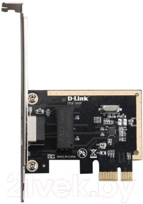 Сетевой адаптер D-Link DGE-560T/20/D1A от компании Бесплатная доставка по Беларуси - фото 1