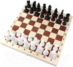 Шахматы Десятое королевство Пластмассовые в деревянной упаковке / 03878